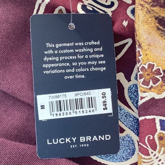 LUCKY BRAND NWT JANIS JOPLIN AMERICAN TOUR 1970 WOMENS CONCERT T SHIRT TOP MED - Picture 5 of 7